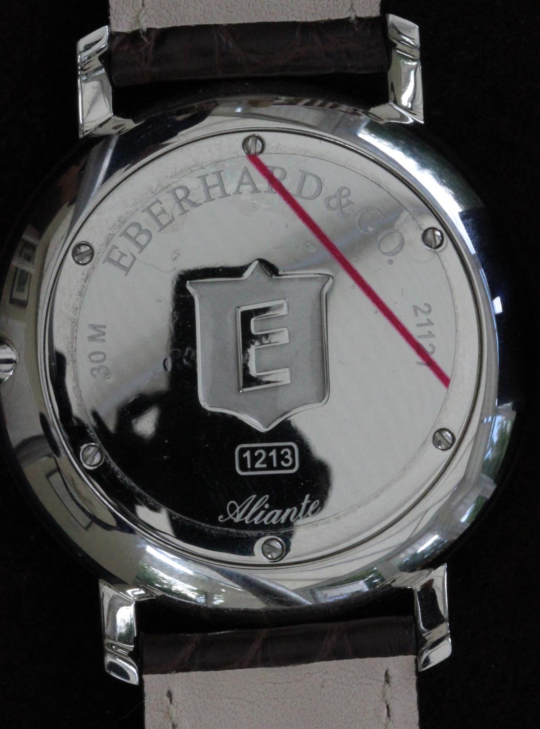 Aliante' Wristwatch by Eberhard & Co Model 21121. An excellent condition gentleman's stainless steel - Image 9 of 9