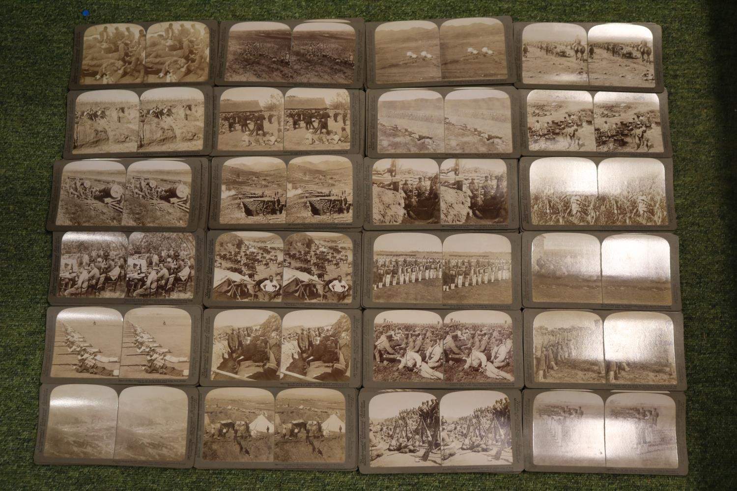 A Cased set of Underwood & Underwood 'The Japanese Russian War Through the Stereoscope'. Circa 1905, - Image 19 of 23