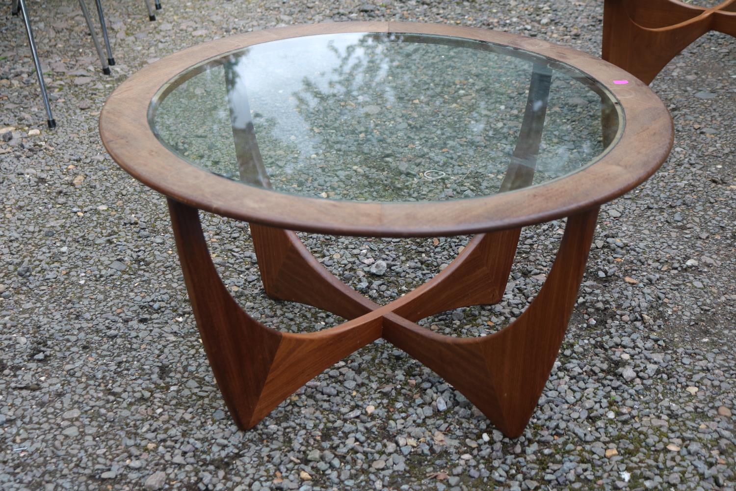 G-Plan Astro Circular Coffee table 1960s designed by Gordon Murray 83cm in Diameter - Image 2 of 3