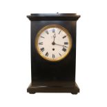 Georgian Barwise of London Bracket clock in Slate Case with Brass movement and roman numeral dial.