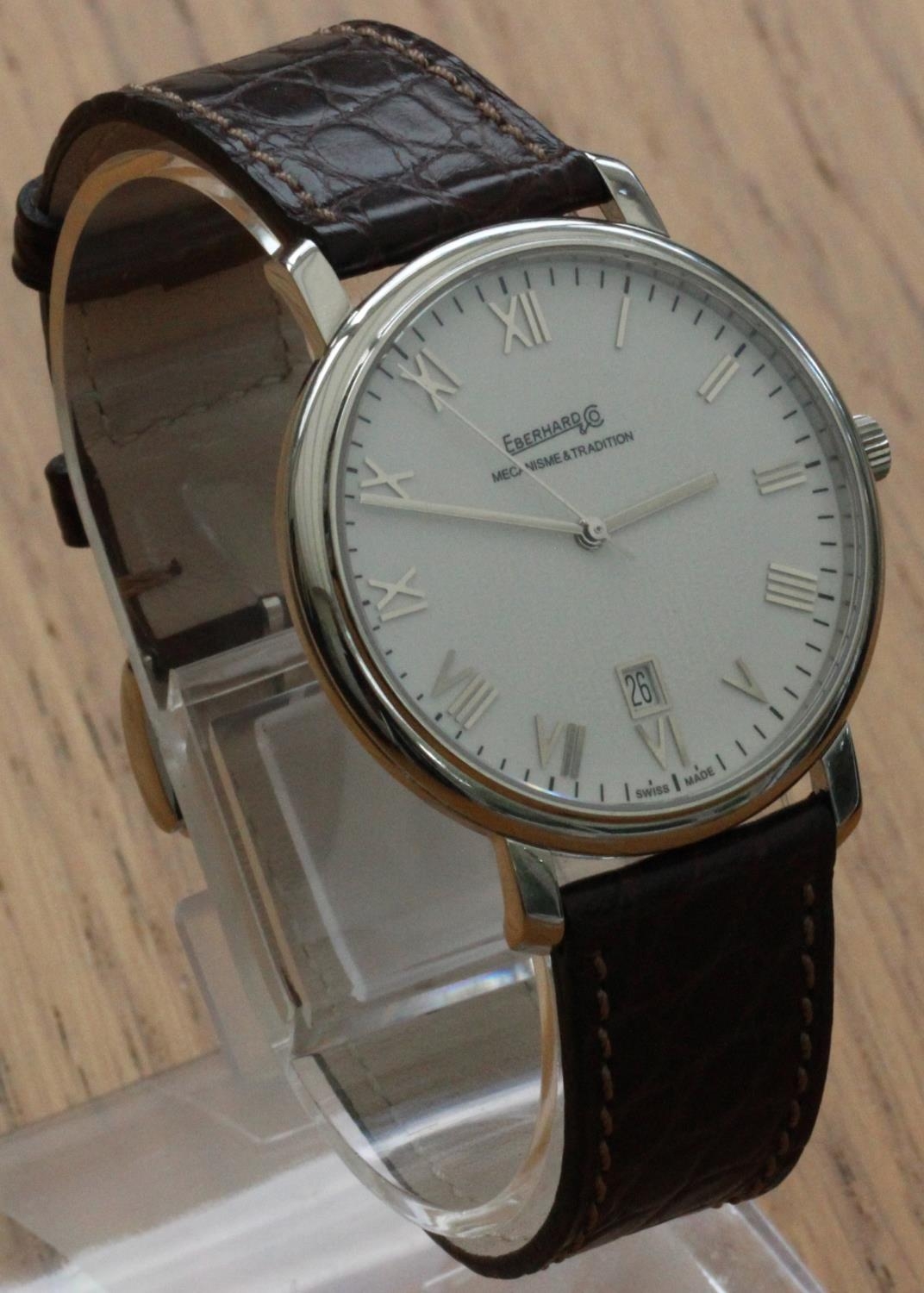 Aliante' Wristwatch by Eberhard & Co Model 21121. An excellent condition gentleman's stainless steel - Image 2 of 9