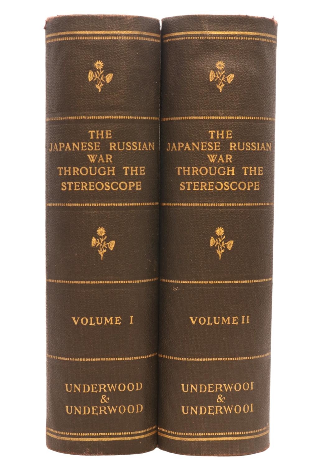 A Cased set of Underwood & Underwood 'The Japanese Russian War Through the Stereoscope'. Circa 1905,