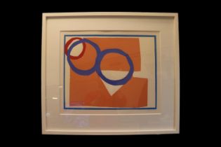 Sandra Blow (English, 1925-2006) RA. Untitled abstract Autographic Screen-print Ltd edition 15/100