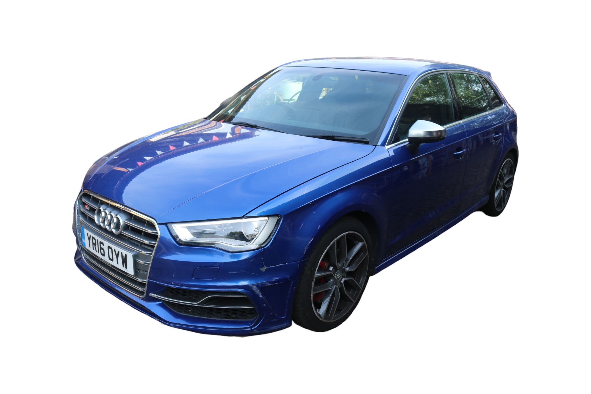 Audi A3 Sportback S3 TFSI Quattro 5dr S Tronic (Nav) 2016 Blue Automatic 2 Litre with 3 Keys Logbook