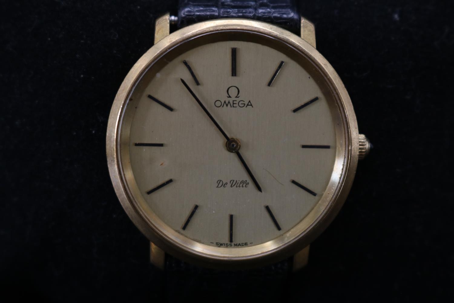 Omega De Ville gents gold plated 17 jewel, 20 micron manual wind Swiss movement dress watch with - Image 2 of 5