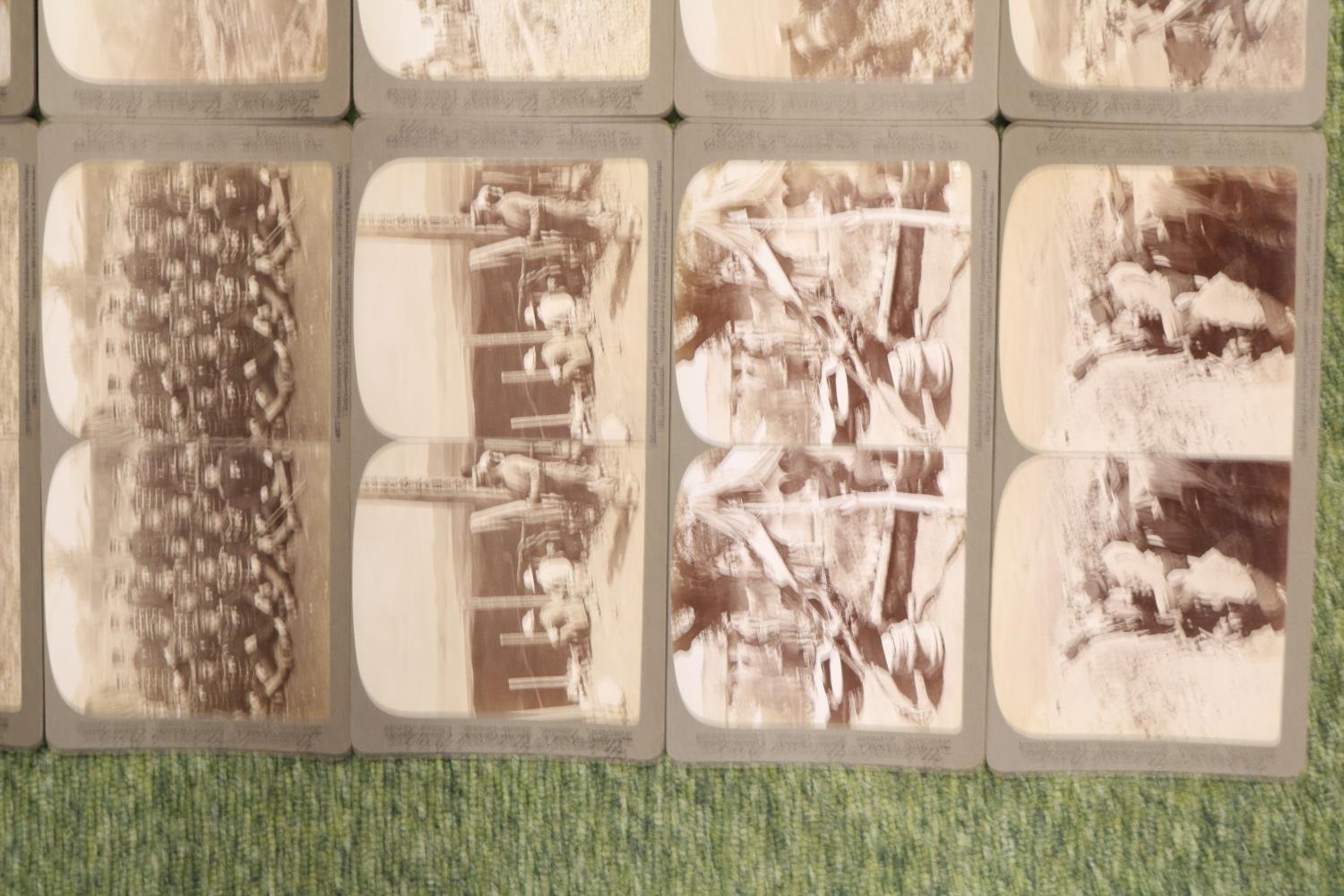 A Cased set of Underwood & Underwood 'The Japanese Russian War Through the Stereoscope'. Circa 1905, - Image 8 of 23