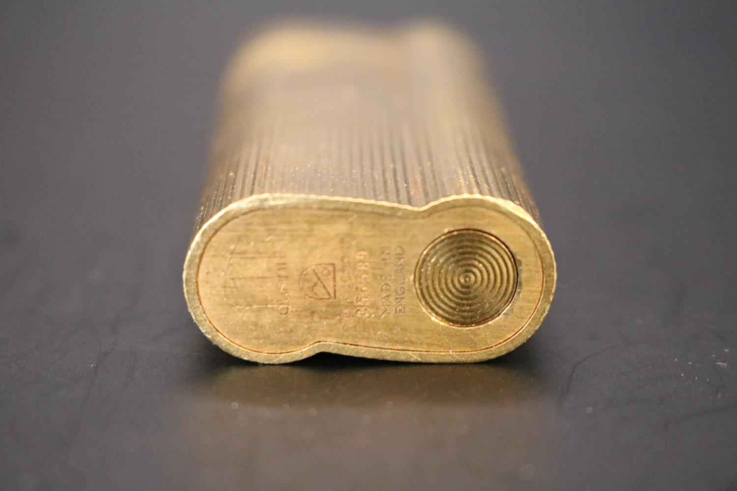 Dunhill: Gold Plated Dunhill S Type lighter 20 Microns C56589 & Another Gold Plated Dunhill - Image 3 of 5