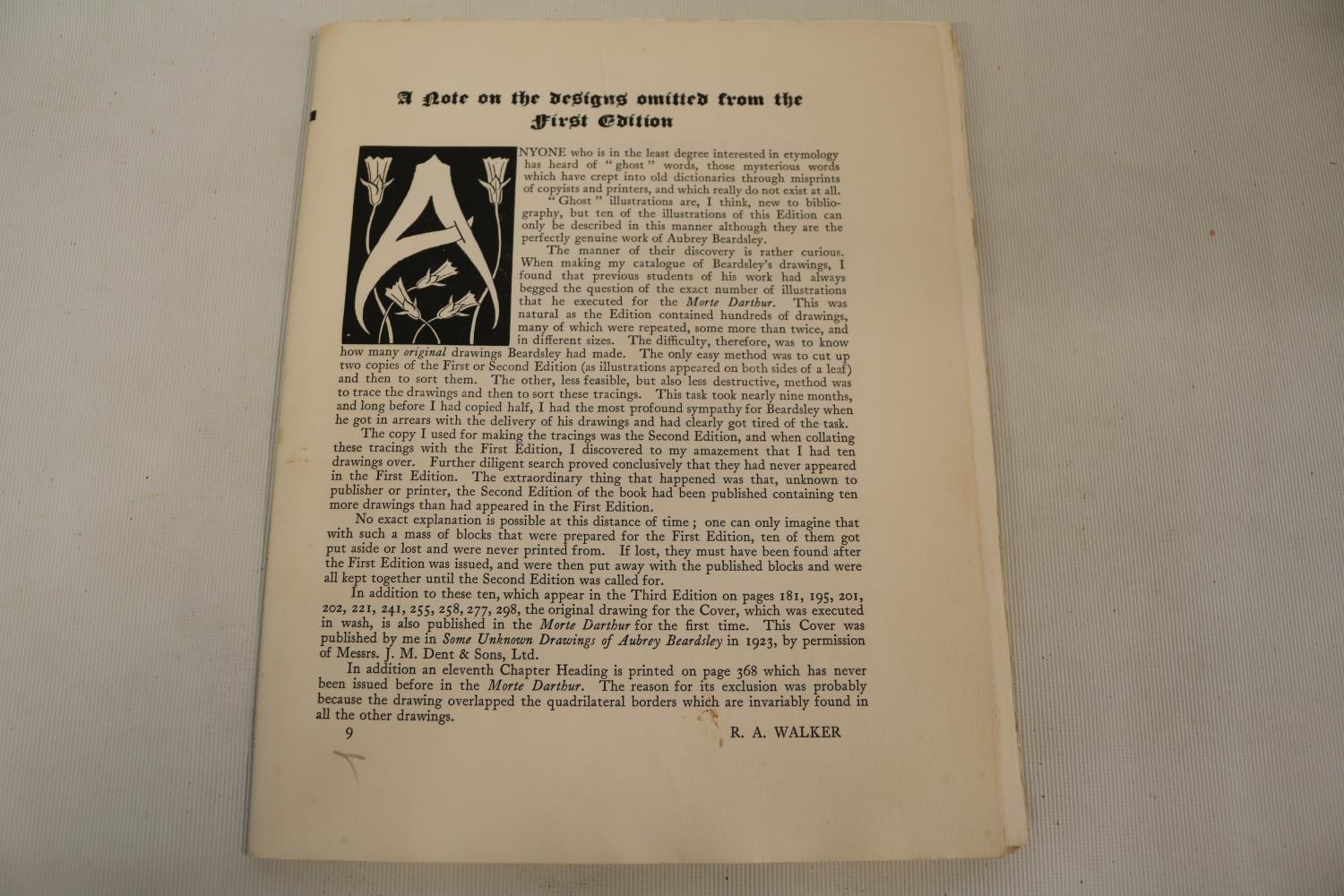 Aubrey Beardsley (1872-98). Reproductions of the Fourteen designs omitted from the First Edition - Image 2 of 8