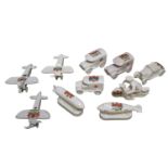 Collection of Military Cambridge Crested China to include Aeroplanes, Ambulances, Zeppelins,