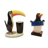 Draught Guinness Carlton Ware Lamp base and a Guinness Toucan Lamp base 18cm & 'How grand to be a