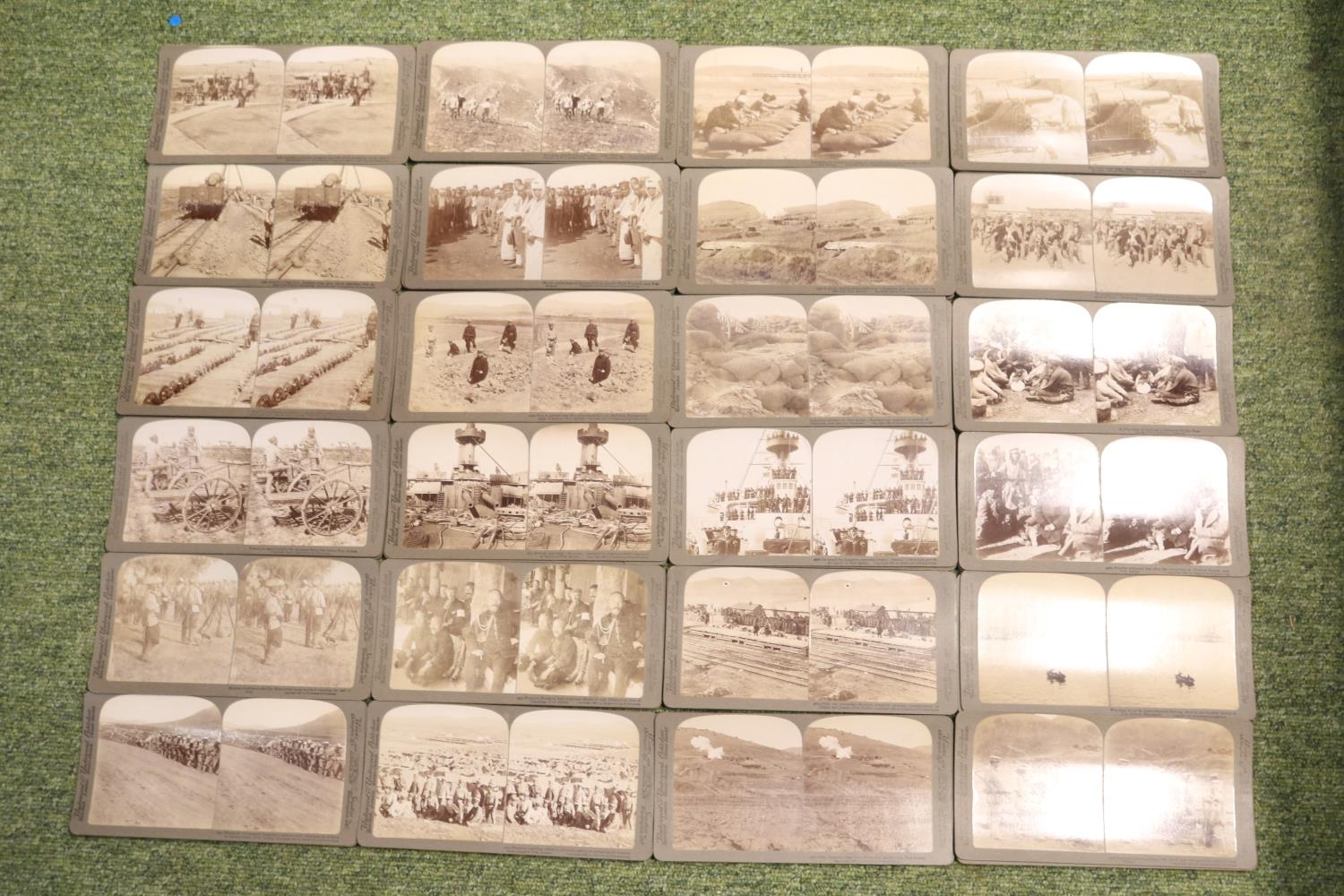 A Cased set of Underwood & Underwood 'The Japanese Russian War Through the Stereoscope'. Circa 1905, - Image 9 of 23