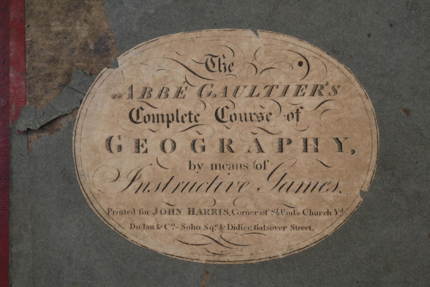 The Abbe Gaultier's Complete course of Geography by Means of Instructive Games Printed for John - Image 3 of 10