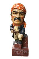 Advertising Wills Pirate Shag Pirate Bar figure. 38cm in Height