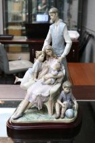 Lladro Portrait of a Family Retired 2010 No. 1805, Sculpted by Francisco Polope. 42 x 31cm inc
