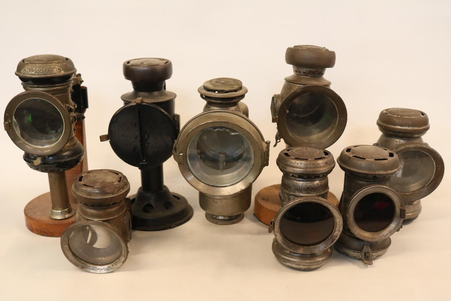 Good Collection of Antique Bicycle Lights to include Talolite by Miller & Co, Lucas Candle light - Image 2 of 5