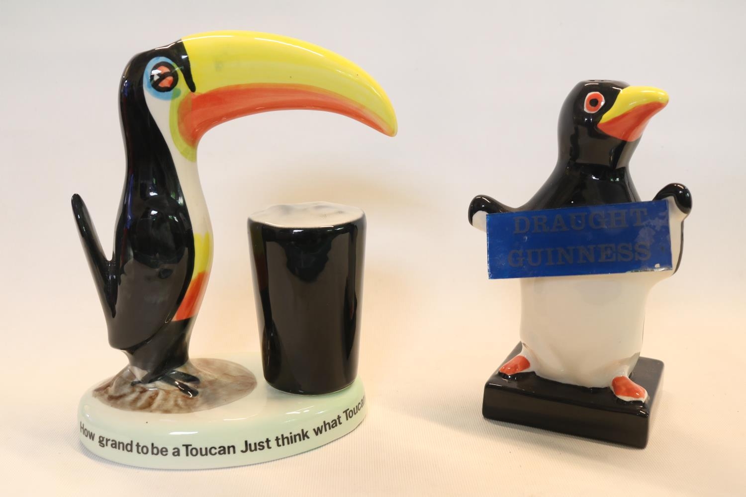 Draught Guinness Carlton Ware Lamp base and a Guinness Toucan Lamp base 18cm & 'How grand to be a - Image 2 of 5