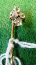 A diamond stick pin