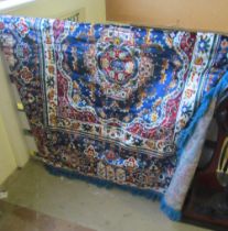 A Moroccan brightly coloured rug