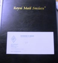 An album Royal Mail Smilers many First Class, three Second Class, three mixed First and Second Class