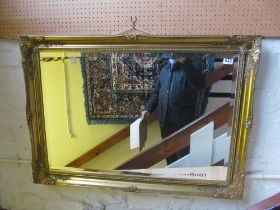 A gilt mirror