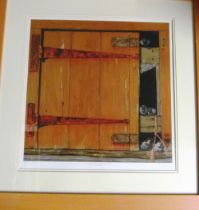 Clive McBain - a limited edition artist proof 'Sparrows on a brown door' and another 'Sparrows on