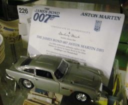 A Danbury Mint 007 Aston Martin DB5 1.24 scale with certificate