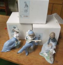 Three Nao figures (boxed)