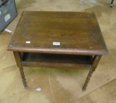 A low oak table