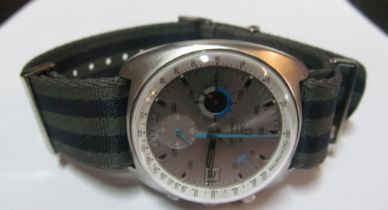 A gent's Omega watch with replacement dial, Automatic Seamaster with box