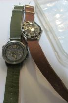 A Timberland watch and another