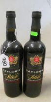 Two bottles Taylors Select Reserve Port