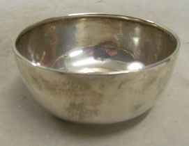 Alex Clark a plain silver bowl