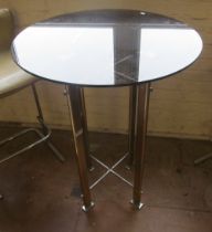 A pair Pieff barstools and table