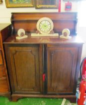 A mahogany chiffonier