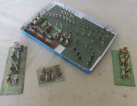 Ten dioramas of Napoleonic Wars; soldiers et cetera