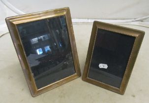 Two silver photo frames