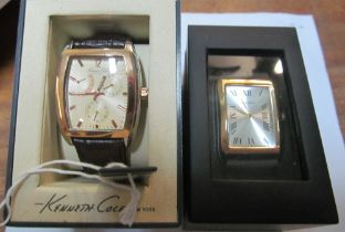 A Kenneth Cole gent's watch and a Sekonda gent's watch (both boxed)