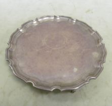 A silver salver