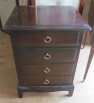 A four drawer chest