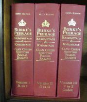 A set of Burke's Peerage