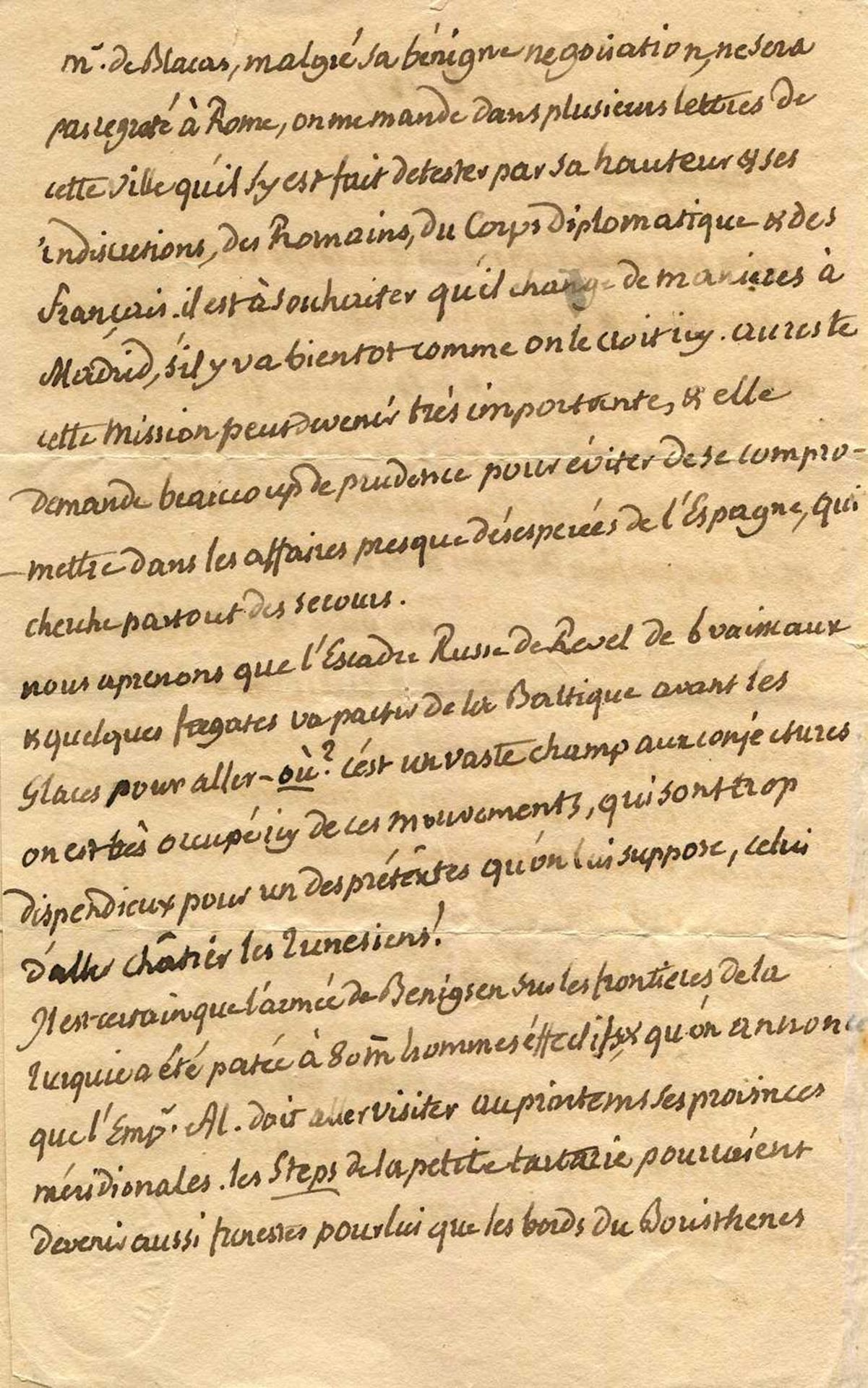 DUMOURIEZ CHARLES FRANCOIS: (1739-1823) - Image 2 of 4