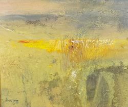 James Thomas Gunn, Edge Of The Field, oil on board, signed, 25cms x 30cms