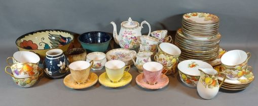 A Royal Albert Nosegay pattern part tea service, together with other tea ware and other ceramics