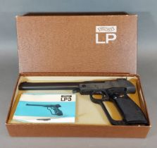 A Walther air pistol Mod. LP3 in original box