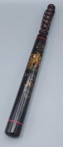 A Victorian painted City of London police truncheon dated 1862