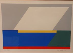 Roy Conn, Abstract, Signed, limited edition screenprint number 69/100 from the Penwith Society of