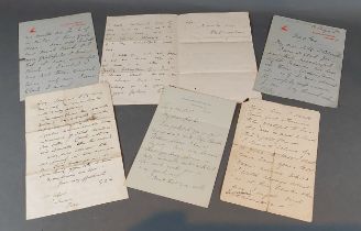 William Gladstone, A signed letter dated 1887, together with a small collection of letters