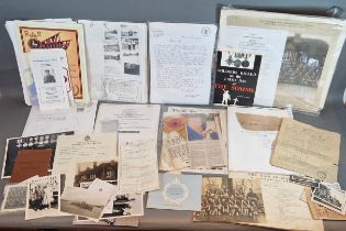 A collection of military related documents and ephemera