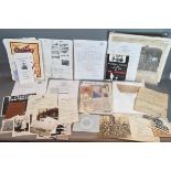 A collection of military related documents and ephemera