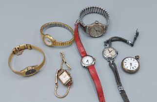 A wristwatch by Maro together with a collection of wristwatches